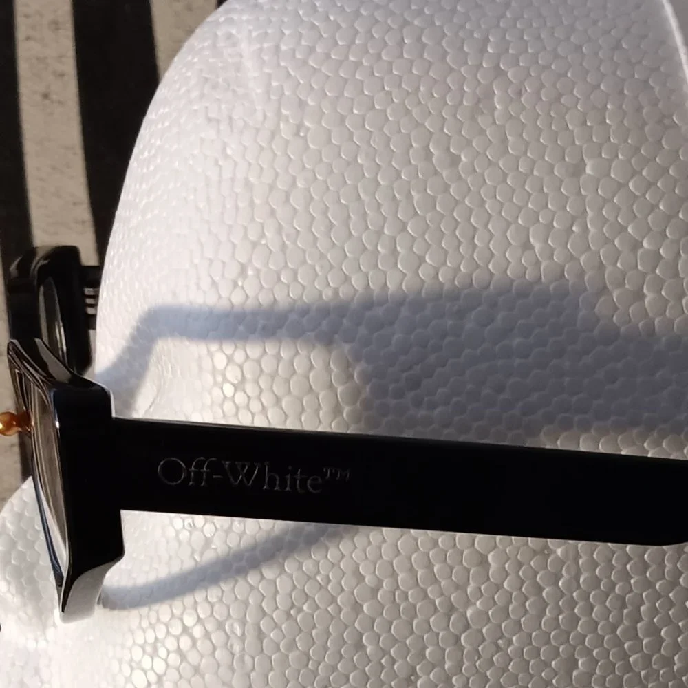 Off-White Black Cat-Eye Glasses